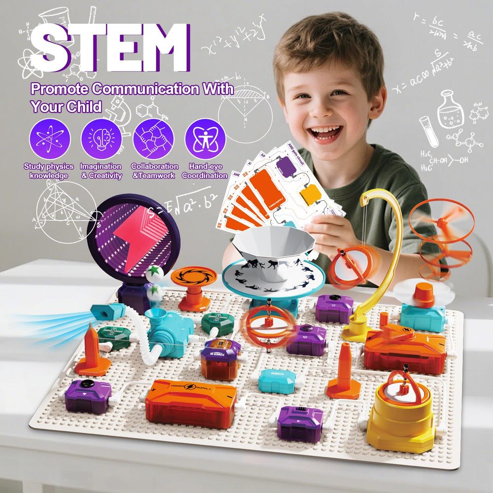 Gohero Circuits Kit flying saucer project for interactive STEM play.