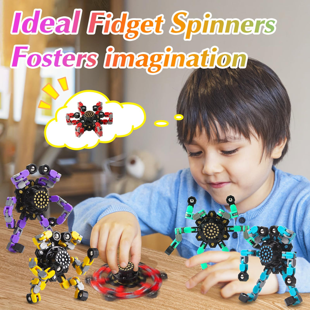 Gokeey compact transformable spinner pocket-sized for on-the-go fun.