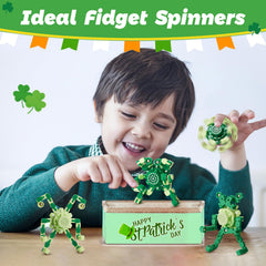 Gokeey St. Patrick's Day gold spinner for calming, on-the-go relief.