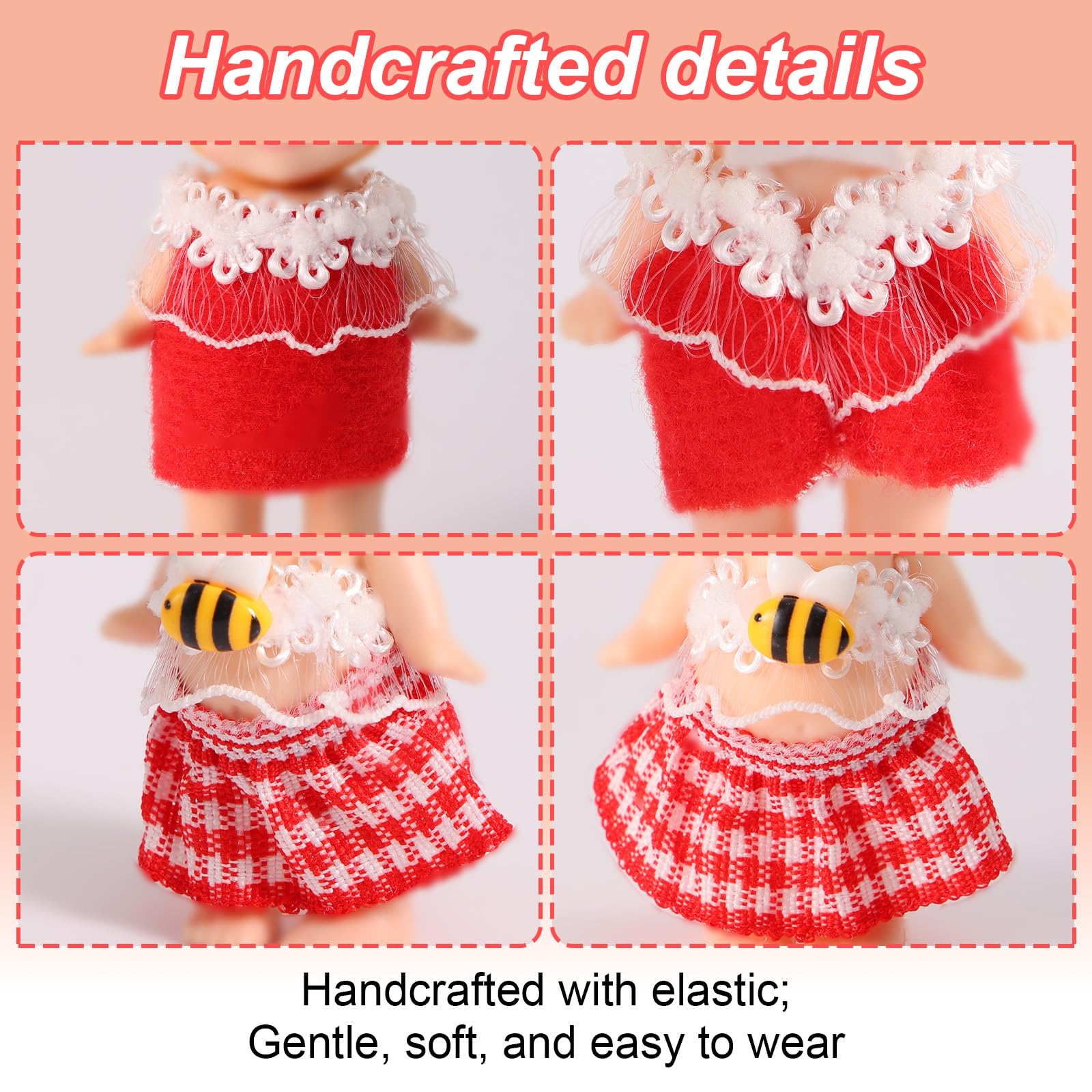 Goktvai red cherry blossom outfit adds seasonal doll charm