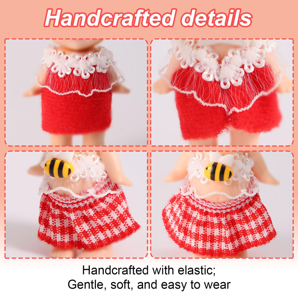 Goktvai red cherry blossom outfit adds seasonal doll charm