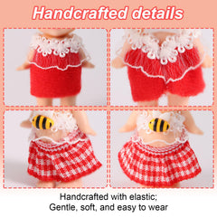 Goktvai red cherry blossom outfit adds seasonal doll charm