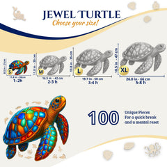 Goldbird unique shape puzzle pieces offering playful challenges for adults and curious beginners.