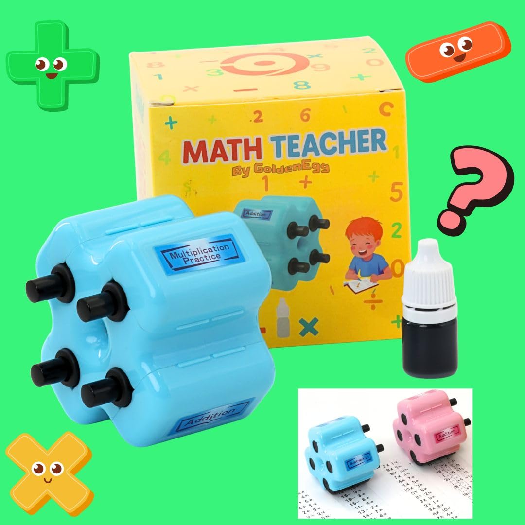 GoldenEgg Math Teacher refillable ink keeps lessons flowing without frequent replacements.