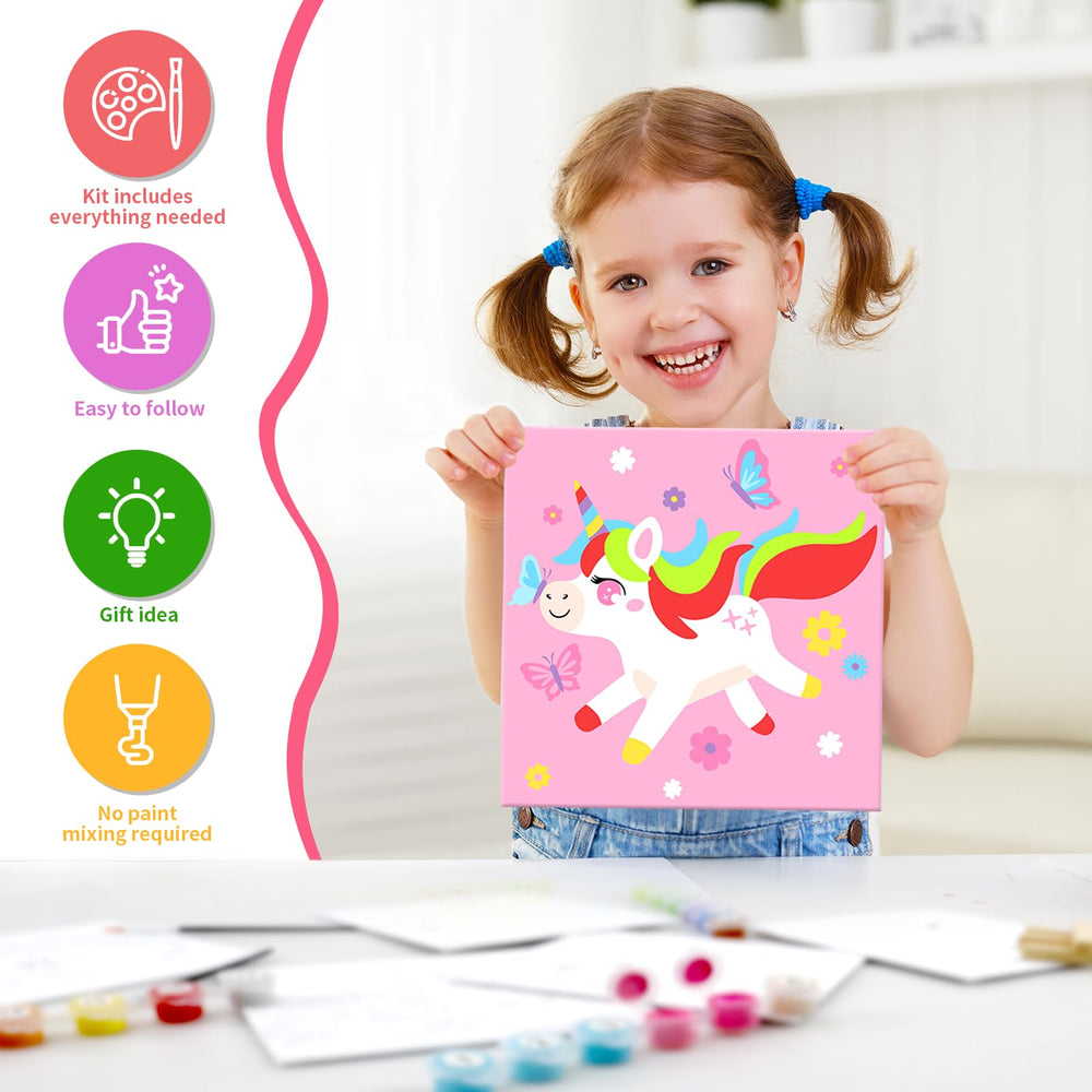 Goldentime 17-paint set offers vibrant colors for budding artists.
