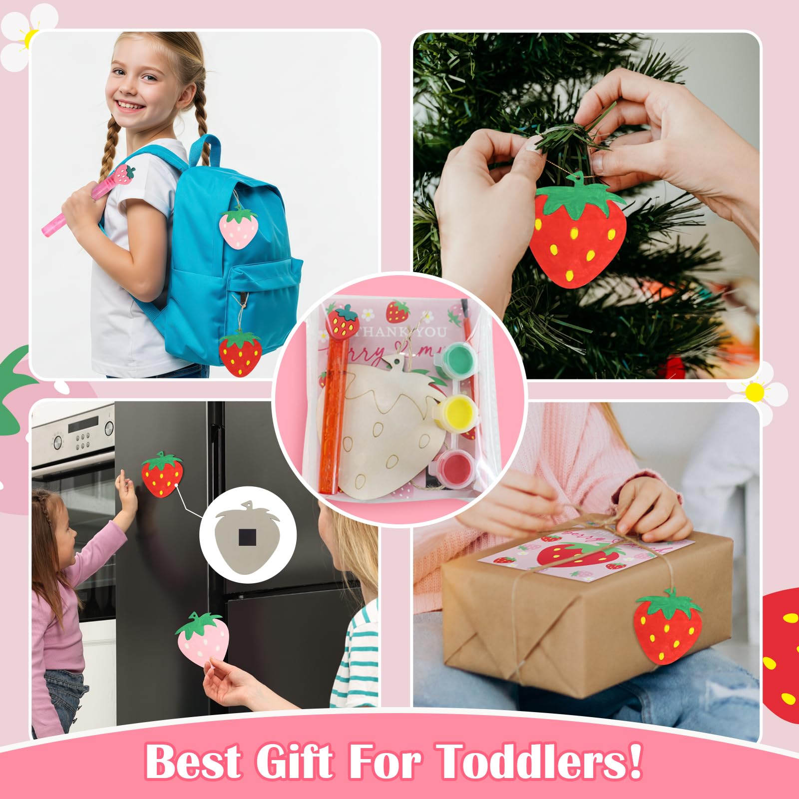 Goldentime clear gift bags neatly hold crafts.