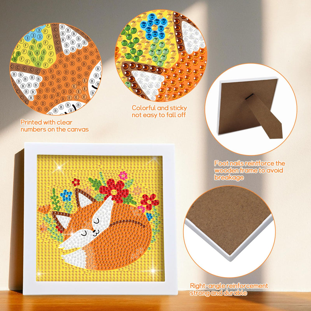 Goldentime 6 diamond painting tools simplify crafting for young artists and beginners.