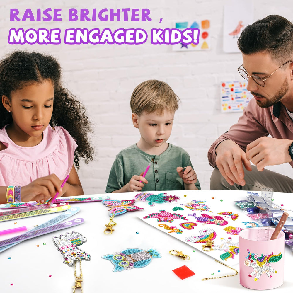 Goldentime gem sticker set in vivid colors for creative layouts.