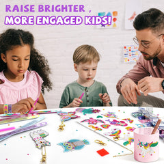 Goldentime gem sticker set in vivid colors for creative layouts.