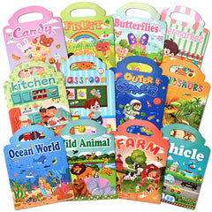 Goldge Puffy Sticker Book Animals for creative play on glass and whiteboards