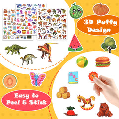 Goldge Puffy Sticker Book Farm for hands-on decorating and storytelling play