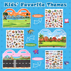 Goldge Puffy Sticker Book Space for space-themed learning and fine motor practice