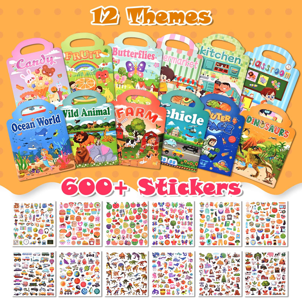 Goldge Puffy Sticker Book Vehicles for engaging travel activities and screen-free entertainment