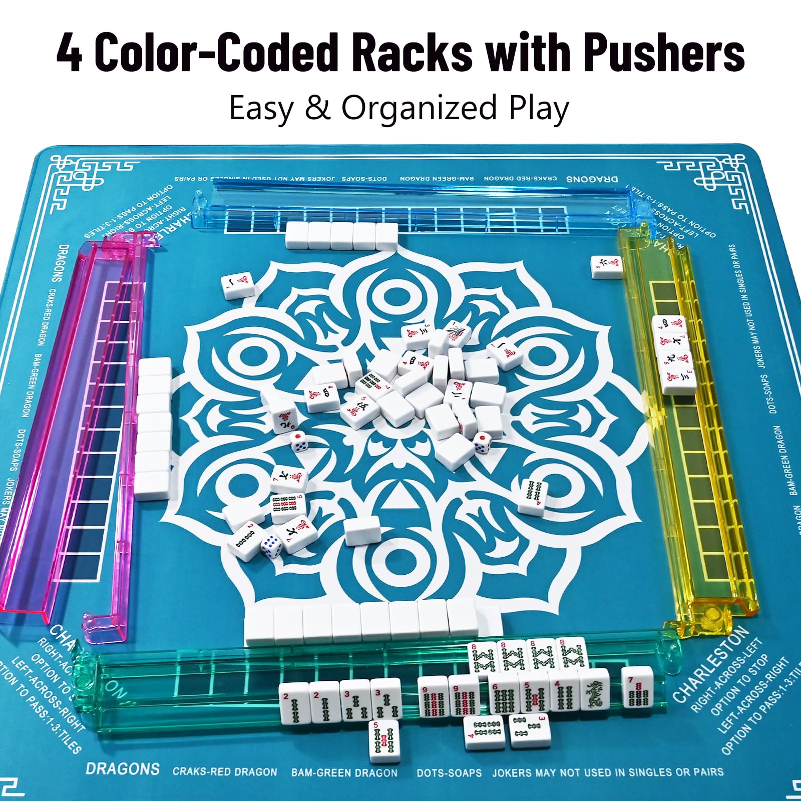 Goldge dice ready for quick rolls during rounds