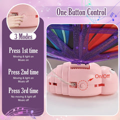 GOLDGE color-changing wings with safe ABS materials for kids' play.