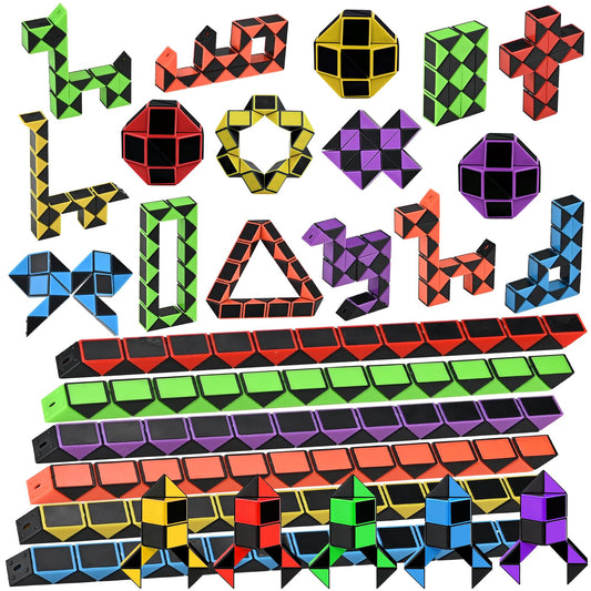 GOLDGE mini cube puzzle pack in bright colors, ideal for party favors