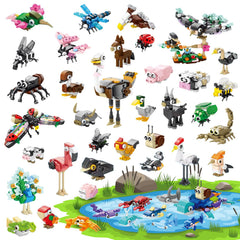Goldge ocean-themed animal building blocks for creative play and sensory exploration