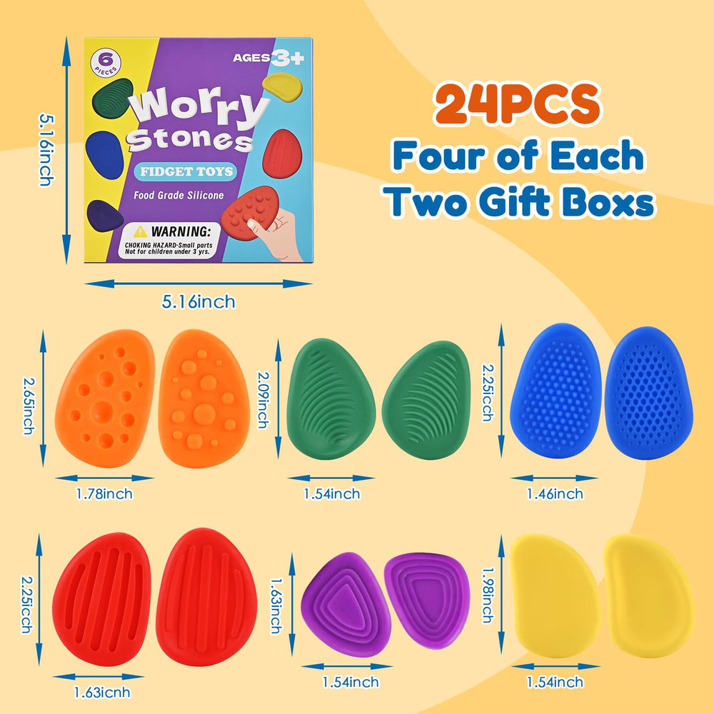 GOLDGE Sensory Stones are pocket-sized for quiet focus anywhere.