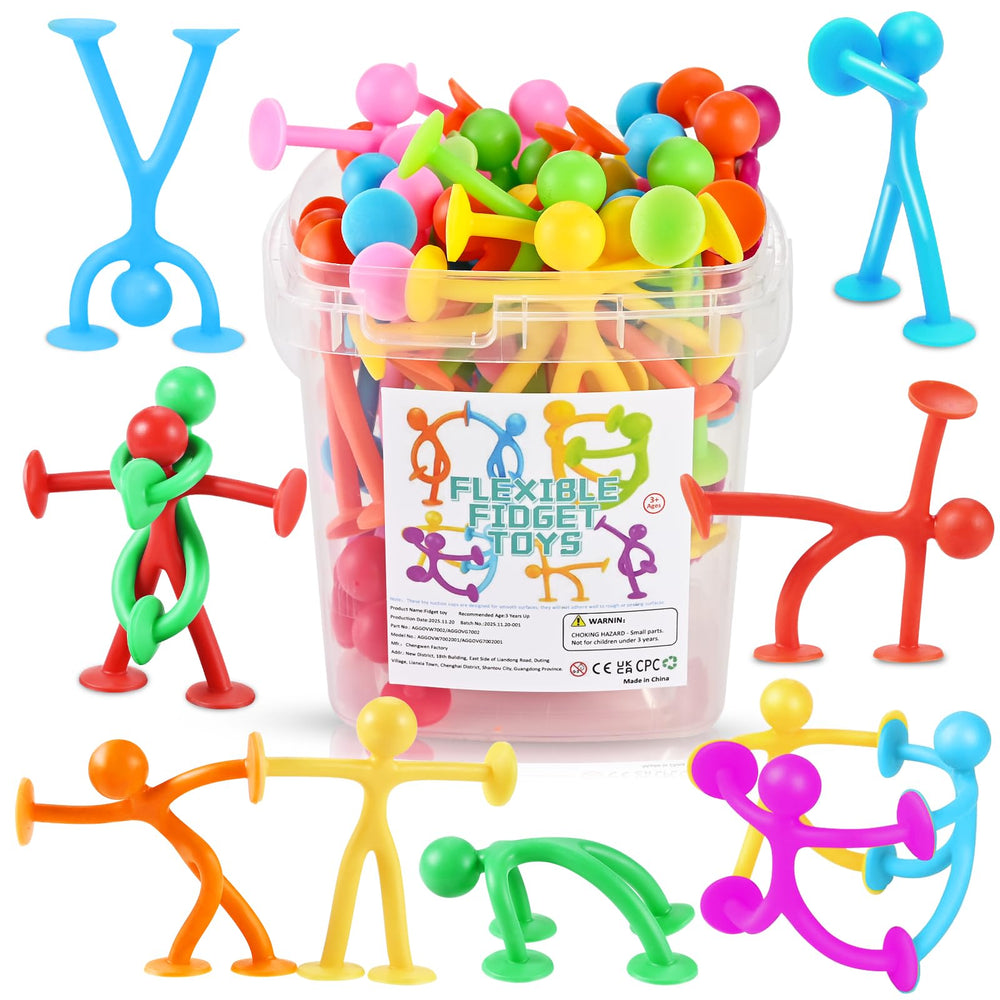 GoldGE suction cup fidget pop on window supports sensory play and focus.