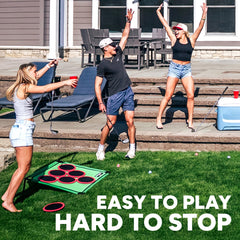 Golf Pong Versus 2 Pack all weather design handles sun and travel.