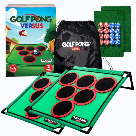 Golf Pong Versus 2 Pack setup for quick, tool-free assembly and play.