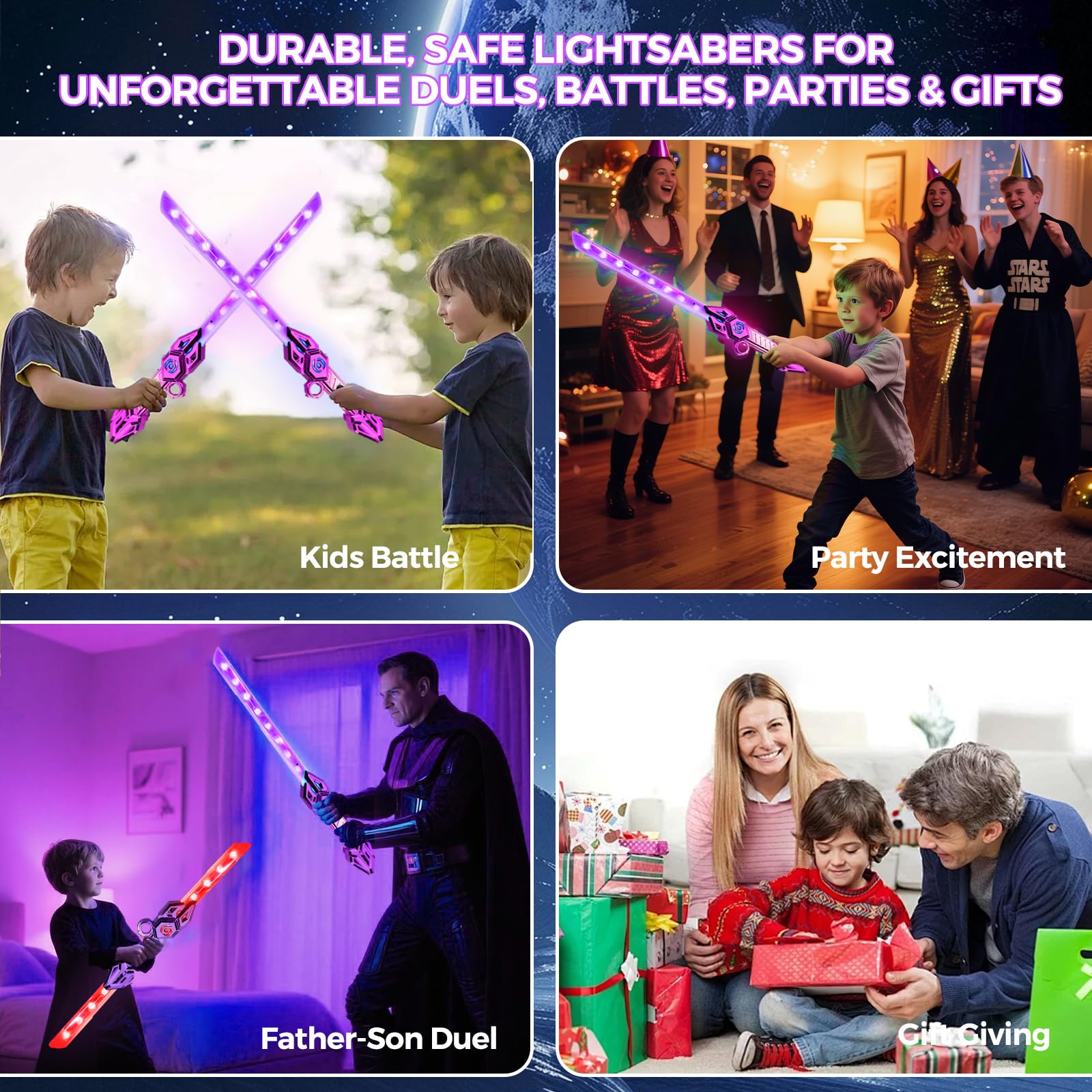 Golfli light up saber with sound effects heighten pretend duels