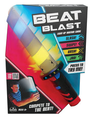 Goliath Beat Blast Game battery compartment enables portable play.
