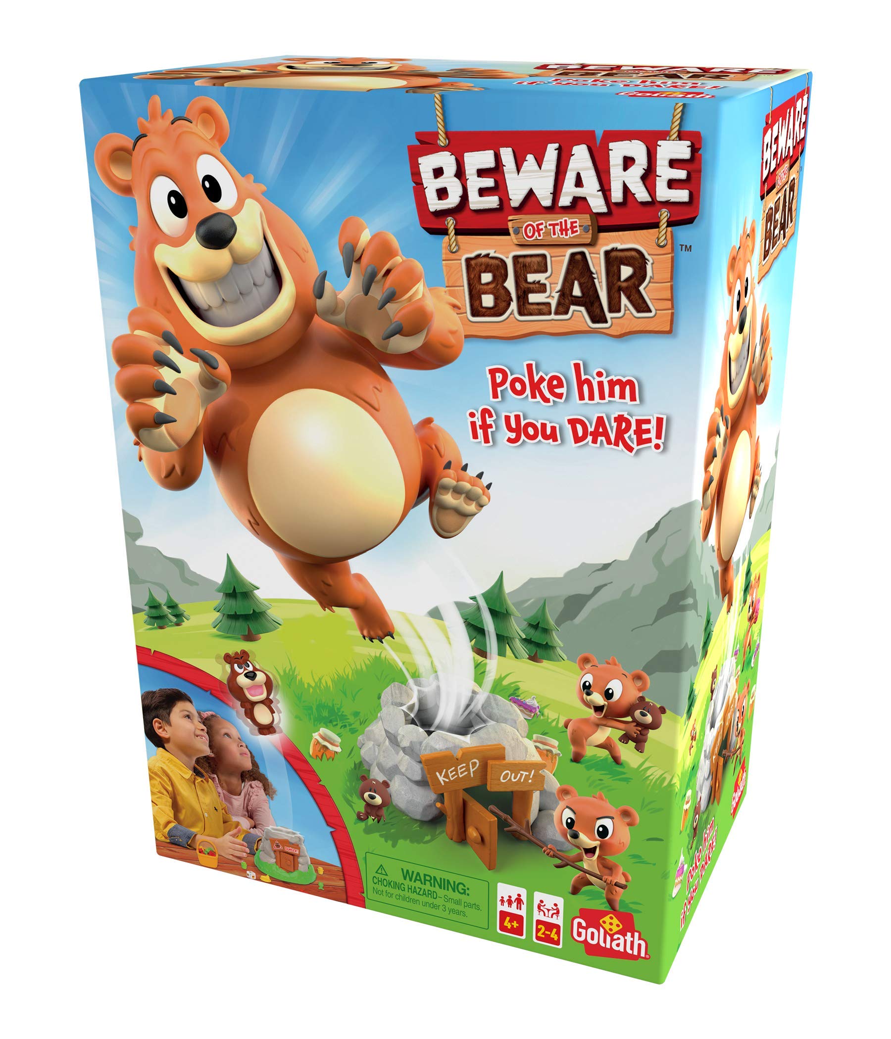 Goliath Beware of The Bear basket and goodies promises suspenseful, kid-powered fun.