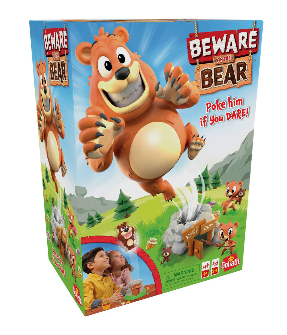 Goliath Beware of The Bear cub characters add colorful charm for kids.