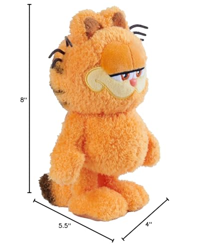 Goliath Garfield 8-inch plush gift-ready packaging perfect for gifting.
