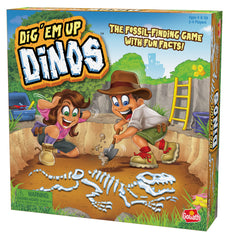 Goliath Dig 'Em Up Dinos buildable dinos promote repeat play and imagination.