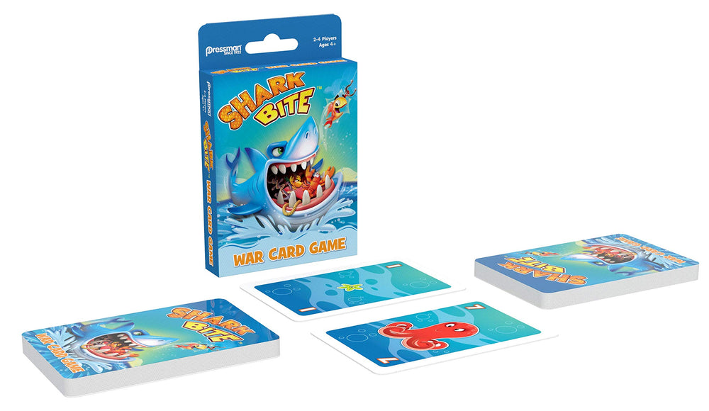 Goliath Dino Crunch Shark Bite War Card Game adds family fun.