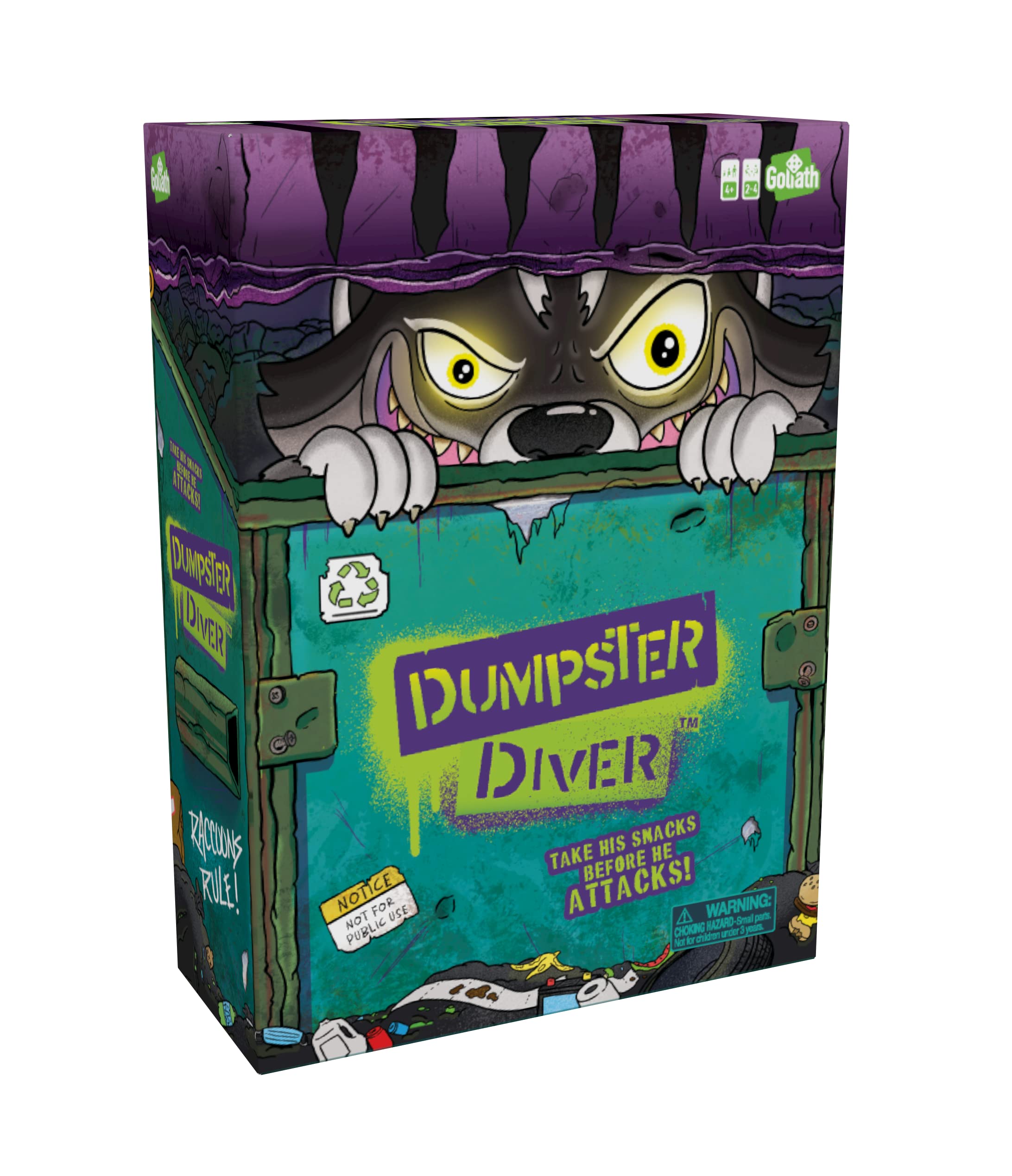 Goliath Dumpster Diver Game sticker sheet for customization