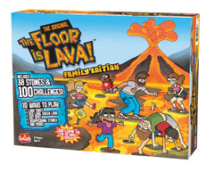 Goliath Floor is Lava Family Edition box content showcases included pieces.