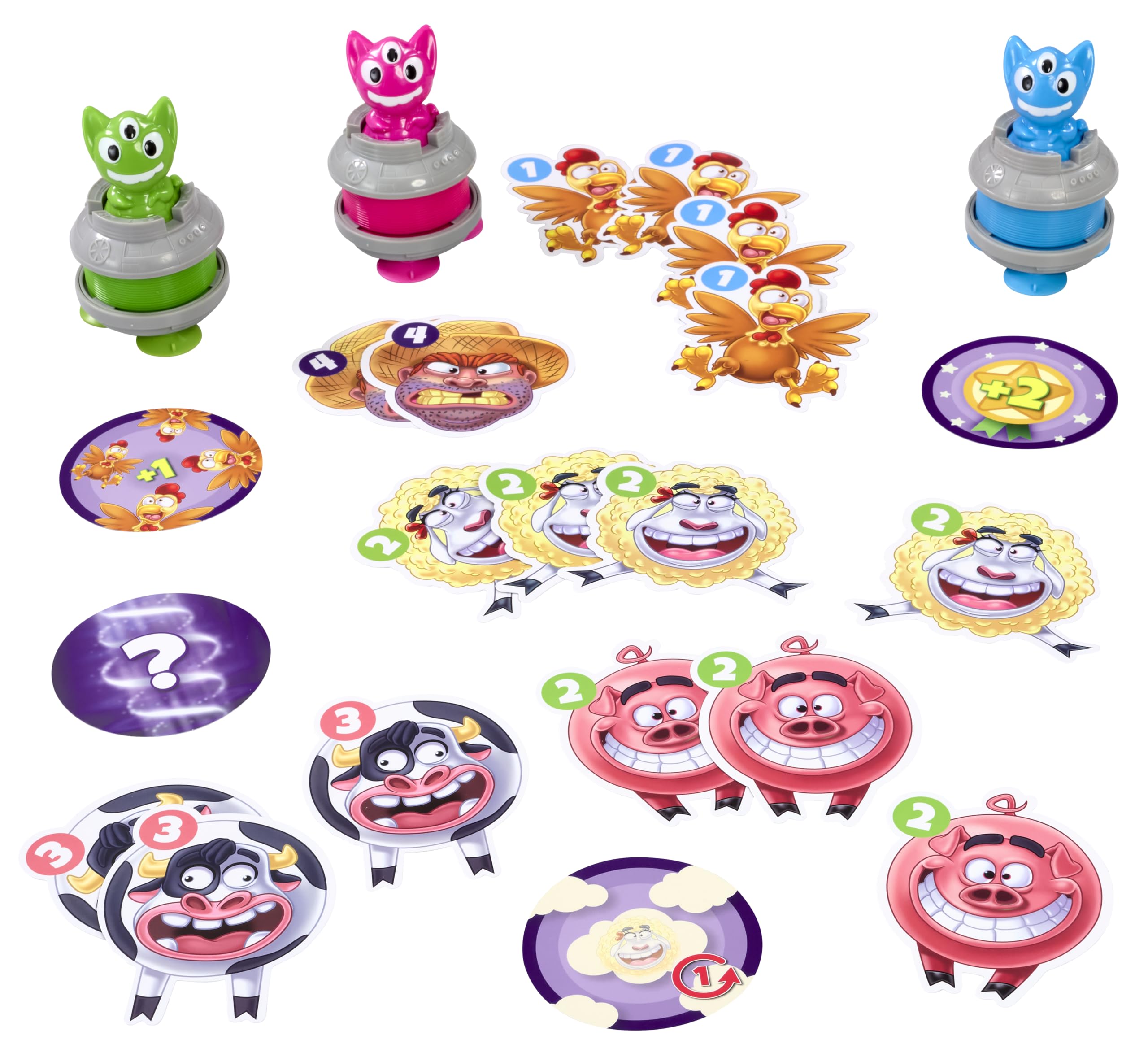 Goliath Go Go UFO game Alien Antics Cards spark playful surprises and strategy.