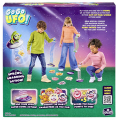Goliath Go Go UFO game game board and instructions help quick setup.