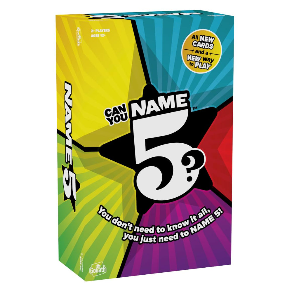 Goliath Name 5 color and challenge dice for dynamic gameplay