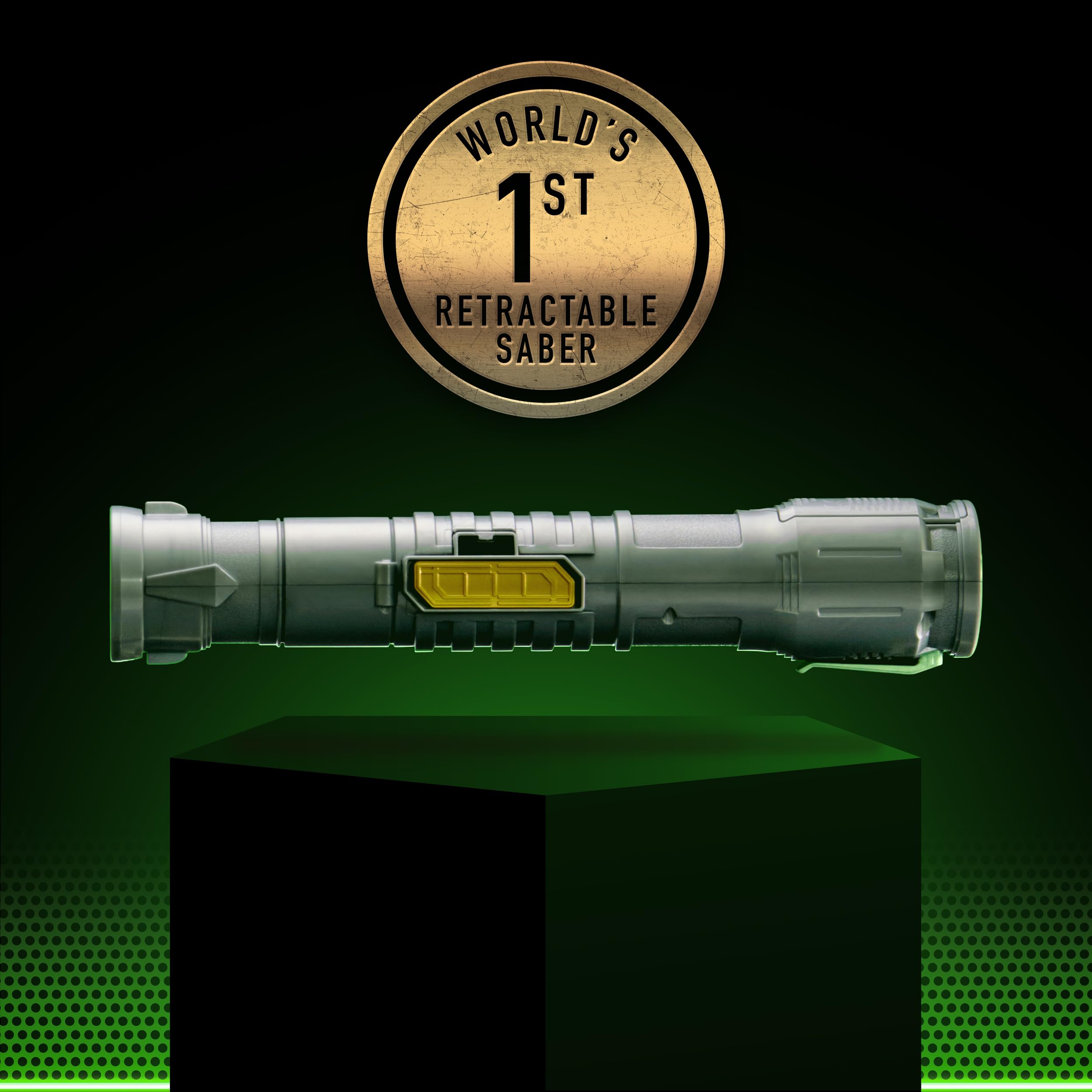 Goliath Power Saber requires four AA batteries for on-the-go play.