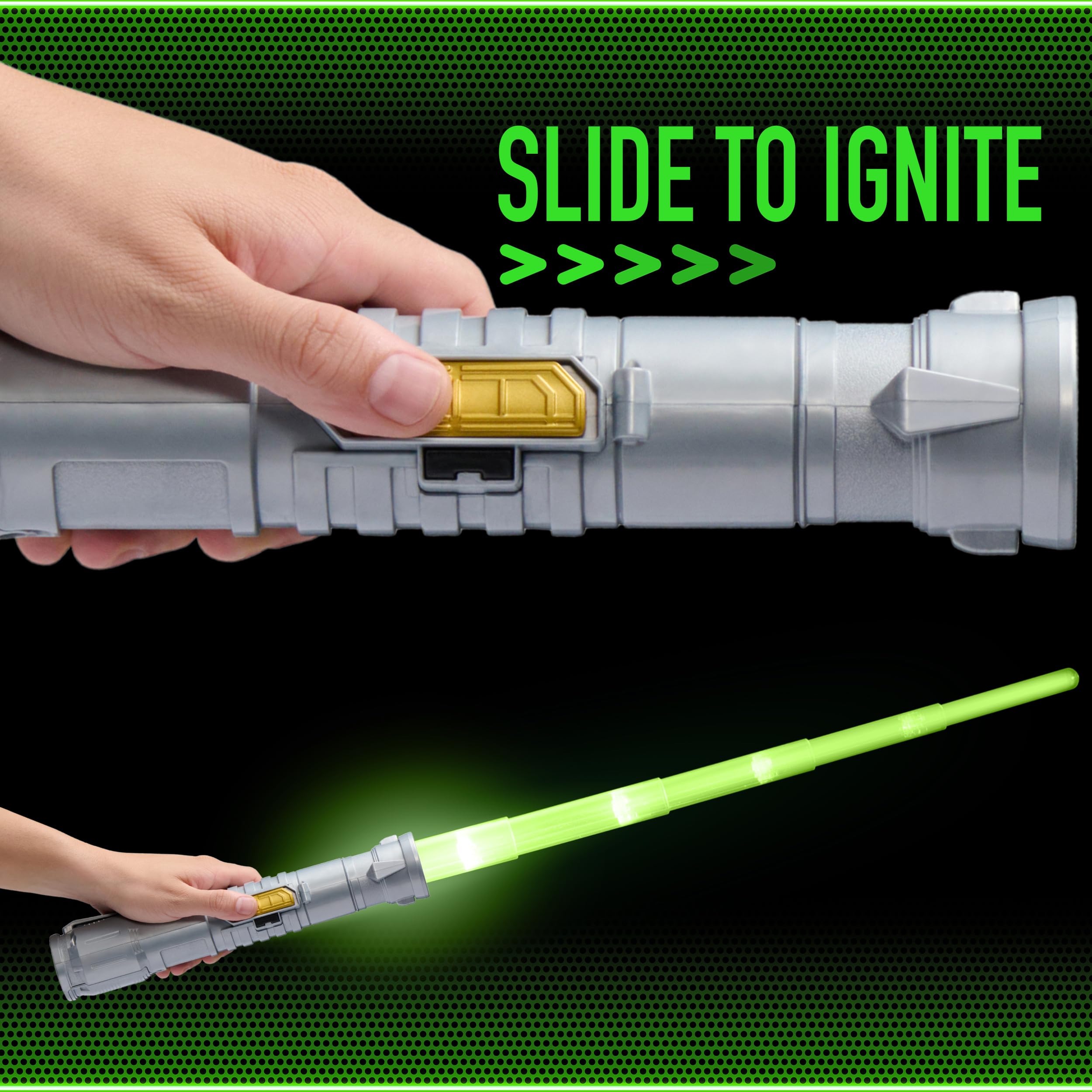 Goliath Power Saber red and green variants offer side choice.
