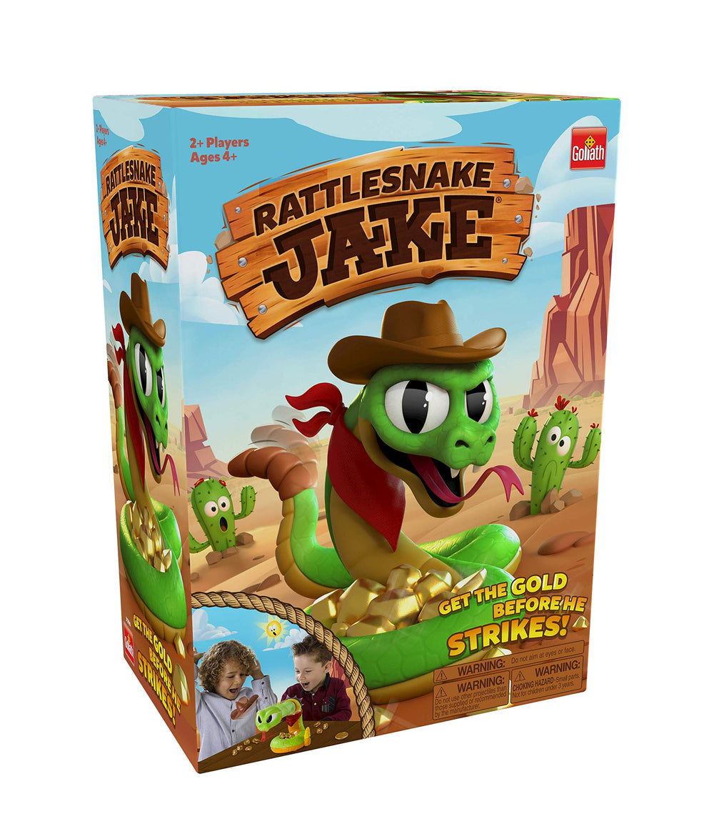 Goliath Rattlesnake Jake battery compartment enables battery-powered play.