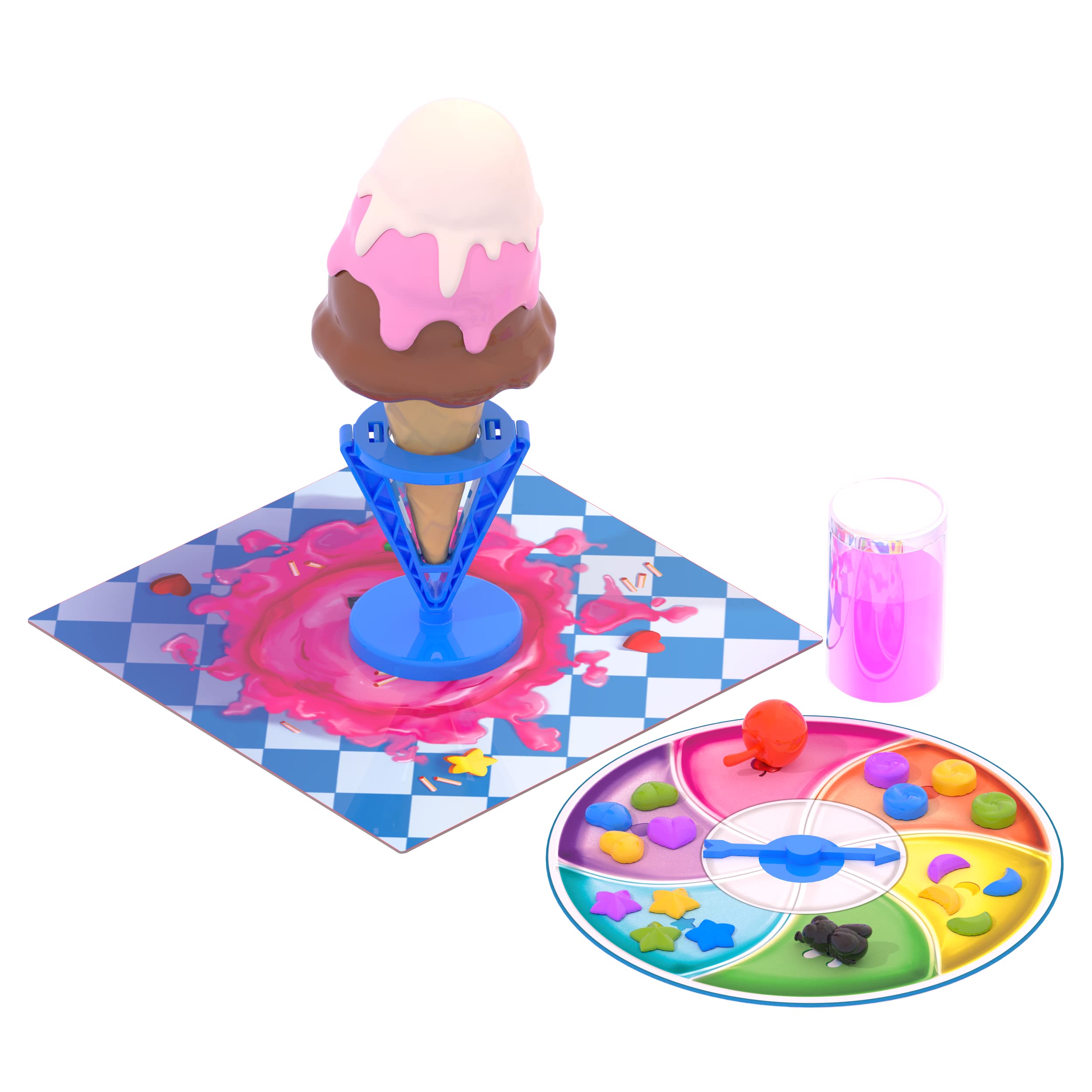 Goliath slime charms add colorful, tactile toppings for the cone