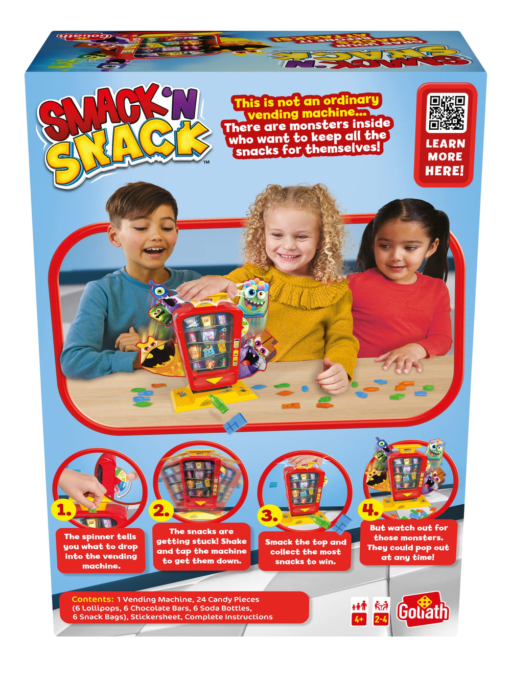 Goliath Smack 'N Snack monsters popping out adds surprise