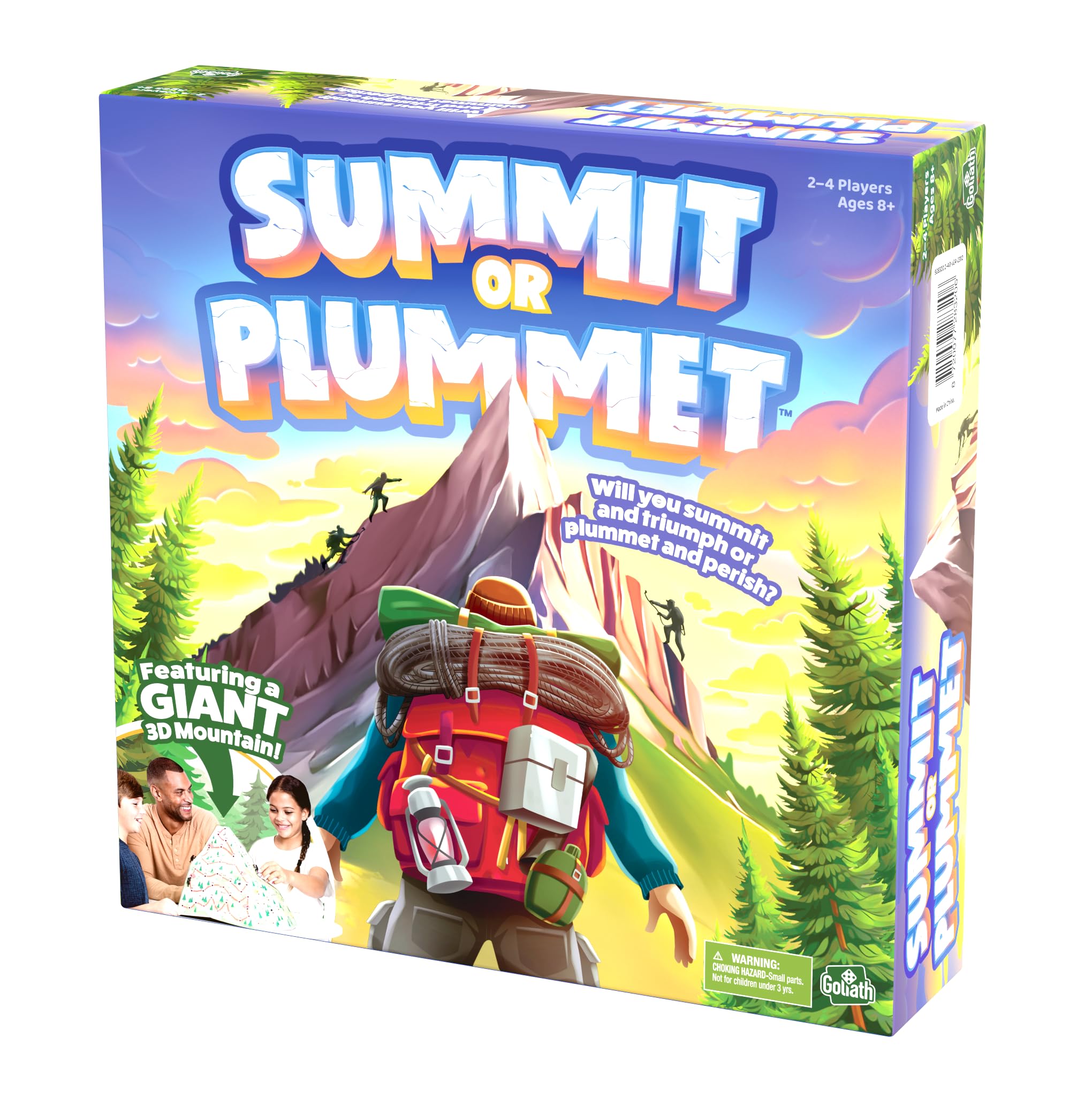 Goliath Summit or Plummet game visuals boost excitement at gatherings.