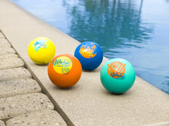 Goliath Wahu Water Bouncer teal outdoor poolside scene for versatile outdoor fun.