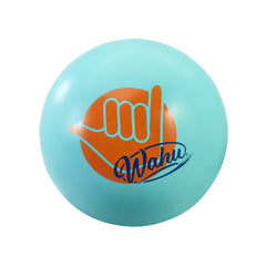 Goliath Wahu Water Bouncer teal skipping on water for long-distance throws.