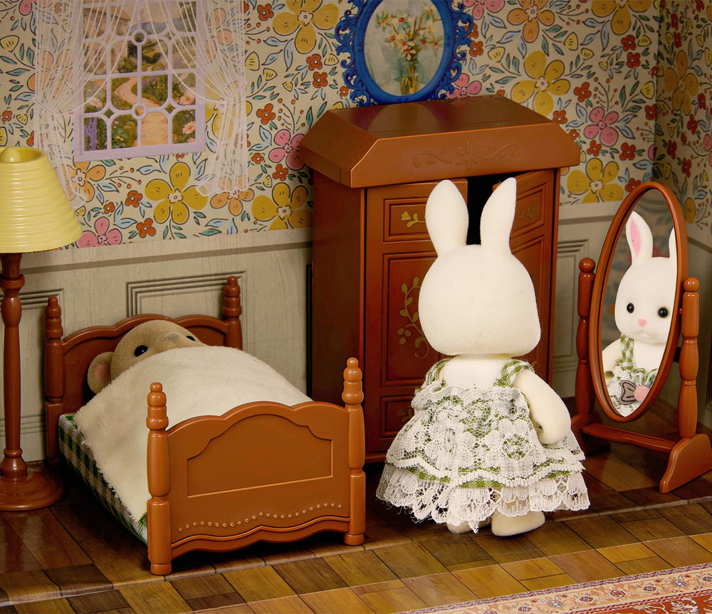 Golray dollhouse suitcase wardrobe keeps outfits organized during play.