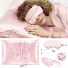 Golray headband and scrunchies keep hair neat during spa rituals.
