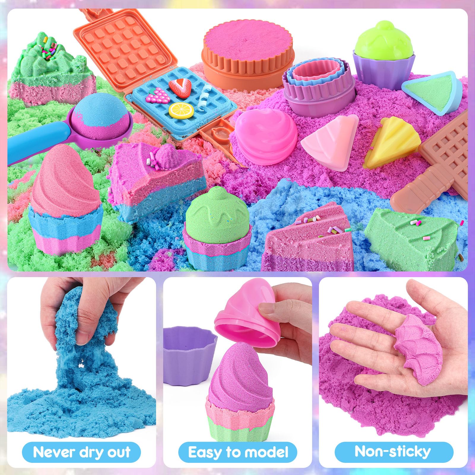 Golray ice cream toy set for imaginative pretend desserts.