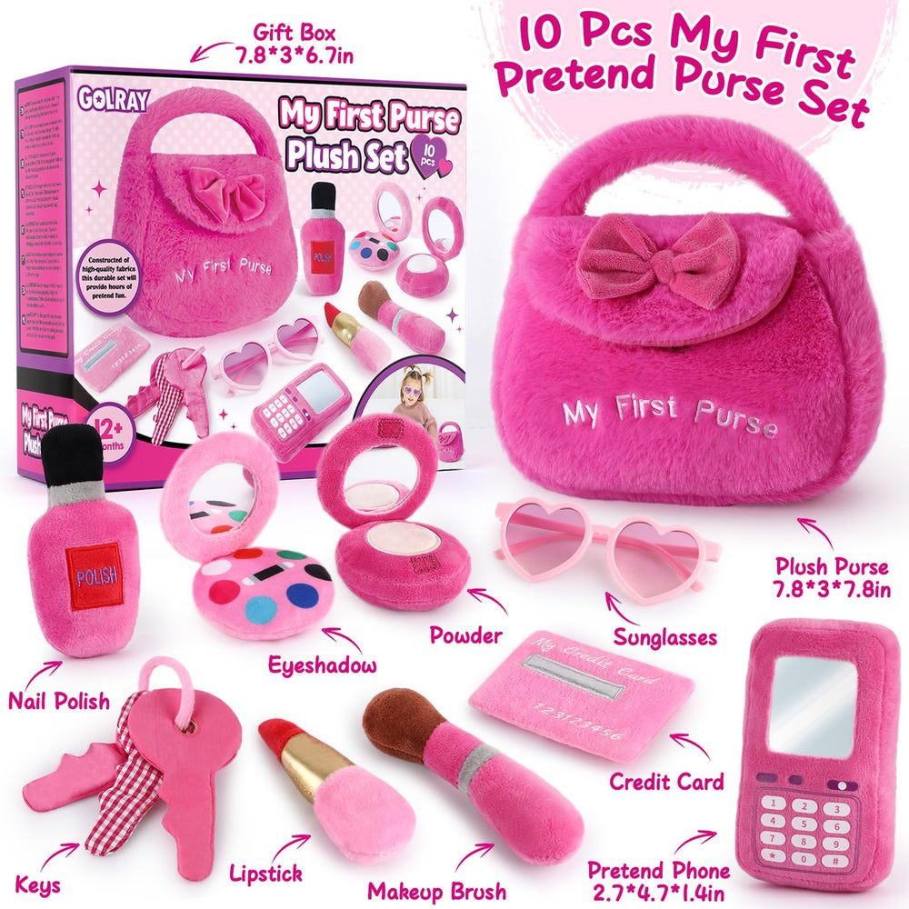 Golray powder puff with Velcro for easy pretend application