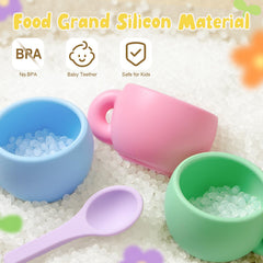 Golray silicone donuts dessert piece for colorful pretend snacks